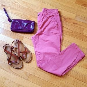 3/$15 GAP Coral Girlfriend Chino size 2